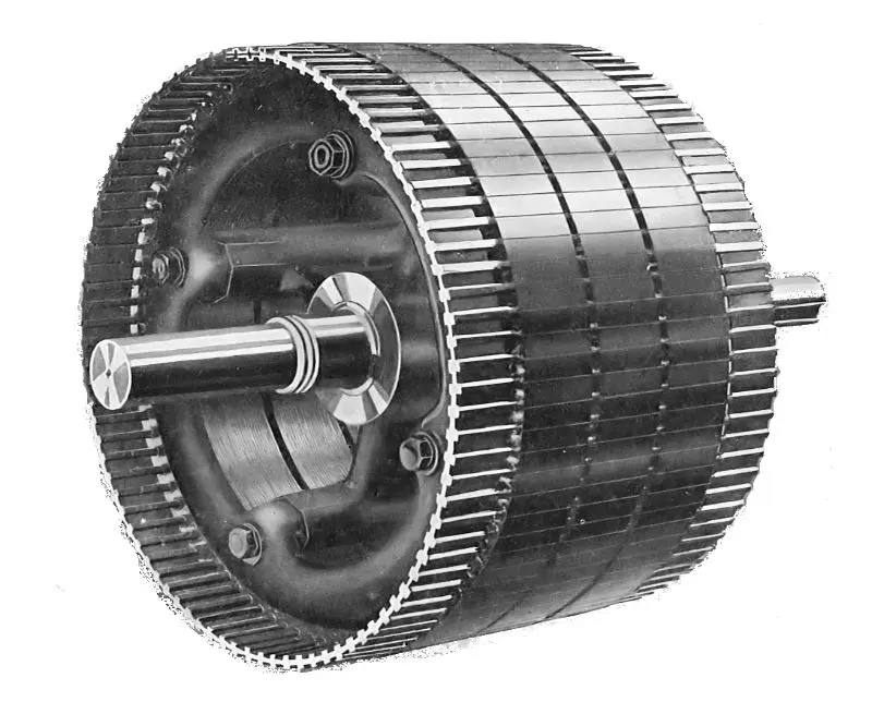 induction motor rotor from 1909