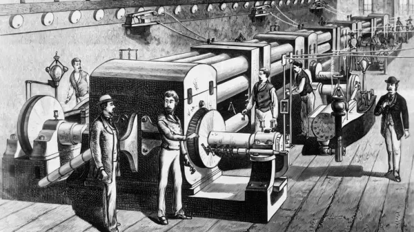 Who Built the First Power Plant in the United States?